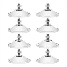 Resim Explosion1 8pcs Ağır Hizmet Tipi Emme Bardağı Güçlü Kalınlaşmış Pencere Emme Bardağı Temiz Pvc Pedler 2 16 Inç Büyük Vantal (Yurt Dışından) 