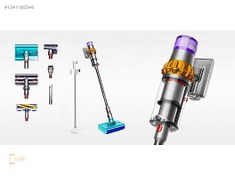 Resim SULU DİKEY ŞARJLI SÜPÜRGE KTULU SIFR DYSON V15S DETECT SUBMARİNE 