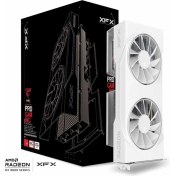 Resim Xfx Swıft Rx 9060 Xt Oc White 8gb Gddr6 128BIT Dual Fan DX12 Amd Ekran Kartı 
