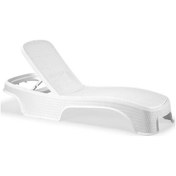 Resim Brezza Royal Rattan Şezlong Beyaz 