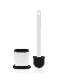 Resim Rulopak Oval Elite Silikon Tuvalet Fırçası Siyah 