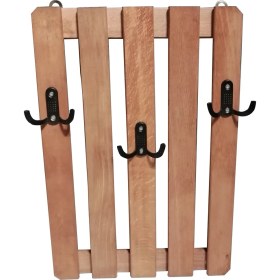 Resim Apak Ahşap Duvar Kapı Askısı 