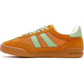 Resim Derimod Kadın Turuncu Bağcıklı Deri Sneaker 26PFD431214 