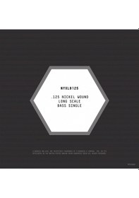 Resim D'addario Nyxlb125 Nyxl Serisi Bas Gitar Tek Teli - .125 Profesy 