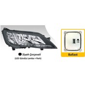 Resim AYFAR Far Motorlu Sağ Ducato Maxi Boxer Jumper 2014 Led - Ballast Dahil Siyah Çerçeve 46862287 505220 Ayf 