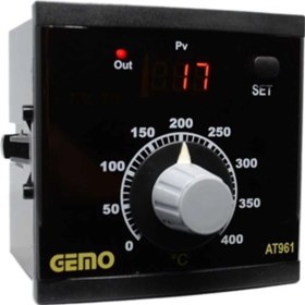 Resim Gemo AT961-230VAC-R Analog Set'li On/off Sıcaklık Kontrol Cihazı 