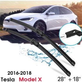 Resim Tesla Model X Ön Cam Muz Silecek Takımı 2016-2018 