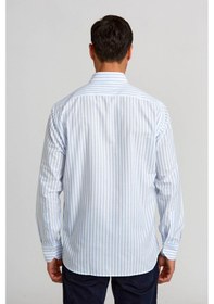 Resim Bisse Erkek Regular Fit Uzun Kollu Spor Gömlek Mavi Gm23y231124 C35 Mavi 