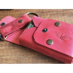 Resim Sumerian Wallet Crazy Deri Sigara Kılıfı + Anahtarlık 