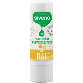 Resim Siveno Lip Balm Doğal Dudak Koruyucu - Bal 6g 