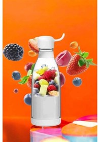 Resim El Blender Taşınabilir Meyve Blender Şarj Edilebilir Taşınabilir Blender Elektrikli 