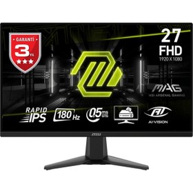 Resim TEKNOCEP MSI MAG 275F 27 inç 180Hz 0.5ms Full HD Adaptive Sync Rapid IPS Gaming Monitör 