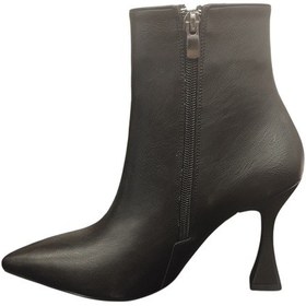 Resim Ventes 02206z Fermuarlı Sivri Burun Cm İnce Topuk Günlük Hafif Şık Tasarım Kadın Bot Siyah 
