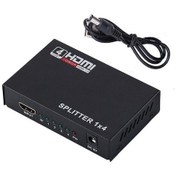 Resim 4410 4 Port Hdmi Splitter Çoklu Ekran Çoklayıcı Switch 
