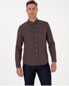 Resim Pierre Cardin Erkek Koyu Kahverengi Gömlek Desenli 50311487-vr084 Koyu Kahverengi 