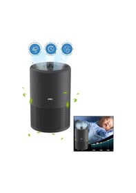 Resim Gri Hava Temizleme Cihazı Otomatik Fan 3 Kademe Filtreleme Led Aydınlatma Sessiz Uyku Mod Sap-5507 4741 