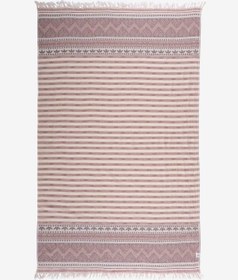 Resim Souq Jakarlı Peştemal Gül Kurusu, Taşıma Çantalı - Gül Kurusu / 90x160 