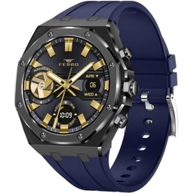 Resim FERRO Lacivert Silikon Kordon Erkek Akıllı Saat Fsw1121d-zd 