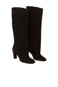 Resim Bueno Shoes Kahverengi Süet Kadın Topuklu Çizme 39wc2958 