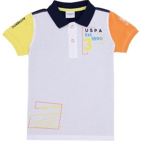 Resim U.S. Polo Assn. Baskılı Erkek Çocuk T-shirt 1574038 BEYAZ 