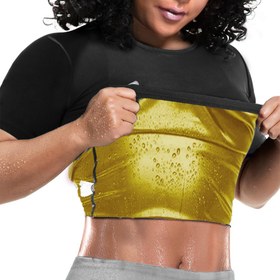 Resim Kadınlar İçin Kolsuz Sauna Antrenman Yeleği - Neopren Tam Fermuarlı Bel Şekillendirici Üst, Nem Tutmayan Spor ve Spa Aktif Giyim, Elde Yıkanabilir Düz Renk Fitness Tişörtü, Kişisel Eğitim Kıyafeti 