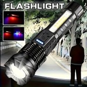 Resim APOLLOFIRE Ultra Parlak LED El Feneri - USB Şarj Edilebilir, 2600mAh Pil, Taşınabilir ve Dayanıklı Mat Metal Kaplama, Yüksek/Düşük Işın Modları, Dokulu Tutma Kolu, Siyah, Acil Durum El Feneri | Şık El Feneri | Dokulu Tutma Kolaylığı ile Şarj Edilebilir El Feneri 