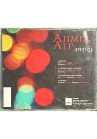 Resim Müzik Cd'sidir Plak Değildir Cd Ahmet Alp Anafor Cd 