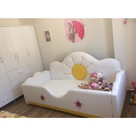 Resim Puf Bebe Montessori Serisi_yumuşacık Puf_çocuk_bebek Yatağı_güneşli Yatak 120 X 200 Ölçüde (YATAK DAHİLDİR) 