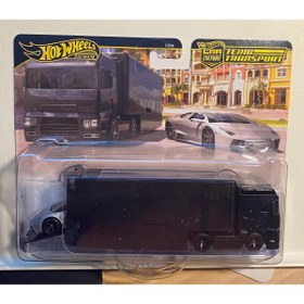 Resim HOT WHEELS Premium Lamborghini Reventon ve Flipsider Hauler 1/64 Takım taşımacılığı 