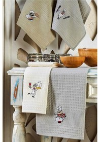 Resim 6 Parça Mutfak Kurulama Bezi 30 X 50 Cm Chef Renkli 