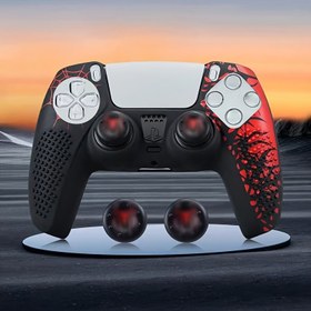 Resim 2 Adet Set 1 Siyah Örümcek Oyun Kolu Koruyucu Kılıfı + Örümcek Joystick Kapları + Örümcek Sticker'ları, Oyun Kolu Koruyucu Kılıfı için Uygun, Kaymaz, Ter Geçirmez, Toz Geçirmez, Çizik Geçirmez, Tutuşu Artırır, Oyun Deneyimi İyileştirir, Sevgili İfadesi/ Bahar Romantik Hediye 