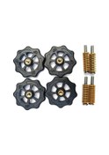 Resim Creality Ender 3/a8/ı3 Uyumlu 40mm 3d Yazıcı Isı Tabanı Dengeleme Aleti: Somun, Yay Ve Vida Seti 