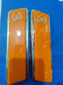 Resim özgürce Turuncu Gazetelik Lambası, 2 adet, modern ve şık tasarım 