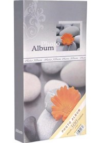 Resim Rabsev 10x15cm 300 Fotoğraf Kapasiteli Desenli Lüks Ofset Fotoğraf Albümü RS6305-G 
