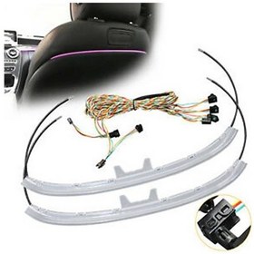 Resim Mercedes W177 İçin Uyumlu A & W118 CLA Ön Koltuk Ambiyans 2 Parça 