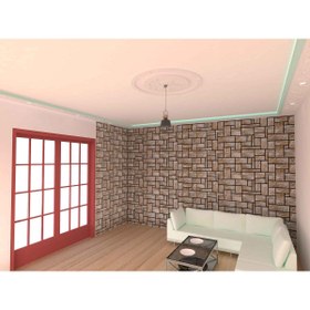 Resim MOTİFPİYER Motifpiyer Lamba Tavan Göbeği Dc-15-c- 86cm çap 