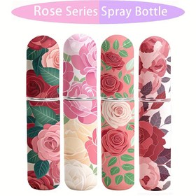 Resim 4 adet Pembe/Kırmızı Gül Serisi 0.17 Oz Parfüm Sprey Şişeleri, Seyahat İçin Temel. Farklı Tasarımlarla Benzersiz Koku, Günlük Parfüm Değişikliği İçin Uygun, Seyahat Hafızasını Artırır. Yeniden Doldurulabilir Sprey Şişeleri Parfüm, Dezenfektan ve Böcek Kovucu İçin Uygun, Tüm Seyahat Gereksinimleriniz İçin. 