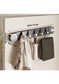 Resim Siyah Renk Vakumlu Kanca Kapı Duvar Elbise Askısı Katlanabilir Kanca Siyah 