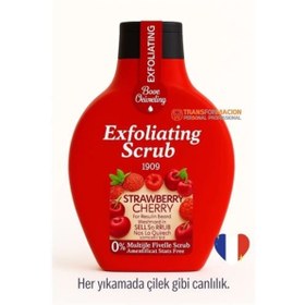 Resim toganshop BFS Çilek & Kiraz Özlü Peeling Jel Peeling Jel Scrub 500 ml 