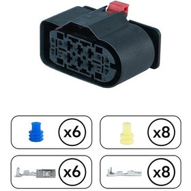 Resim Mercedes-benz Far Soketi 14 Pin Kablosuz 