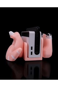 Resim OddieArtStore Nintendo Switch Dock Kapağı + Joy-Con Kılıf ( Kedi Şekilli ) 