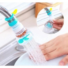 Resim Oynar Başlıklı Pervaneli Taşlı Musluk Başlığı Pratik Ev Gereçi 