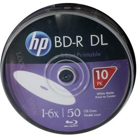 Resim Hp Blu-Ray Bd-R 6X 50Gb 10Lu Cake Box Prıntable Baskı Yapılabilir Blu-Ray Dvd 