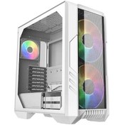 Resim Coolermaster 850w 80+ Gold Haf500 Tg H500-wgnn-s00 Gamıng E-atx Pc Kasası Beyaz 