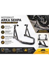 Resim Motorsiklet Arka Sehpa Universal 
