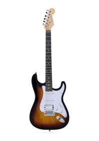 Resim Strauss Esh-211 Sb Elektro Gitar Hss - Sunburst Set Anfi-softcase-askı-tel-kablo-pena 