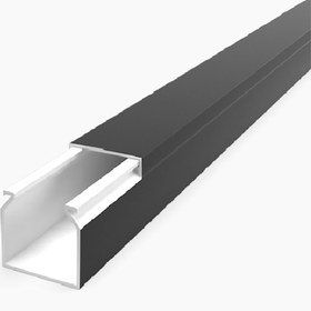 Resim Mutlusan 25X25 Kablo Kanalı(Siyah) Sidem 