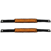 Resim Dianziye Ford Bronco Ve Jeep Wrangler İçin Turuncu 2'li Poliester Dokuma Kemer Tutamak, 350 Lb Dayanıklı, Acil Durum Güven Kordonu, Kolay Kurulum 