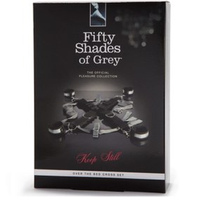 Resim Fifty Shades Of Grey Over The Bed Cross Yatak Bağlama Seti 