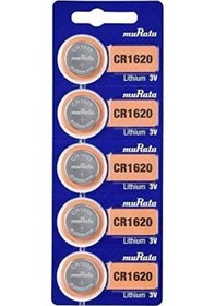 Resim Murata-Sony CR1620 Pil Para Pil Düğme Pil 5li K 
